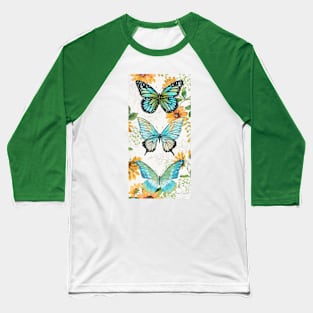 Garden Butterfly Joy B Baseball T-Shirt